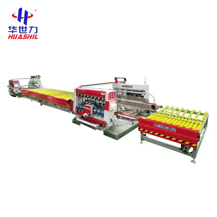 Glass double edger machine